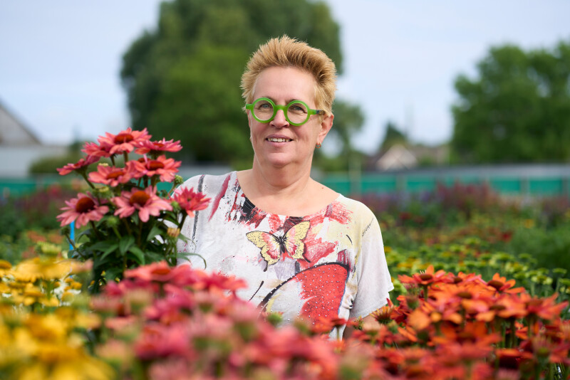 Yvonne werkt hij HilverdaFlorist